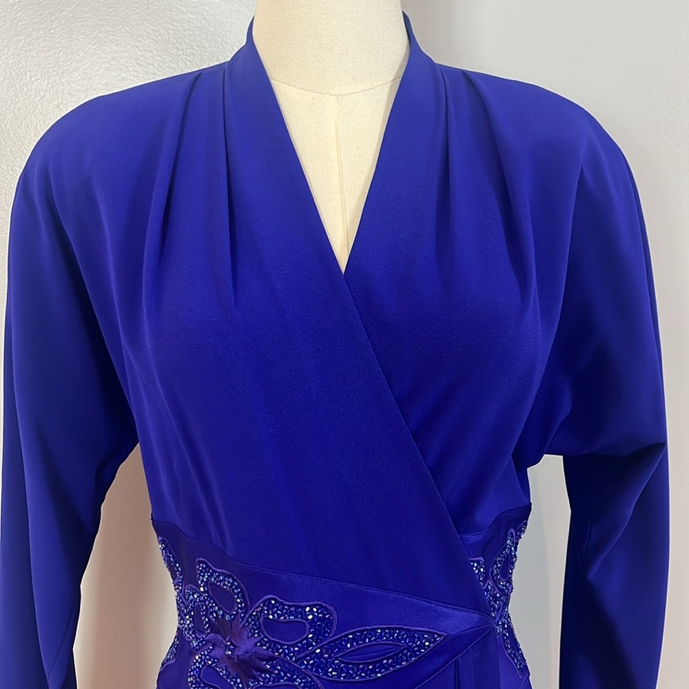 Daymor Couture Paris Montreal New York Petite Vintage Wrap Dress - Picture 4 of 17